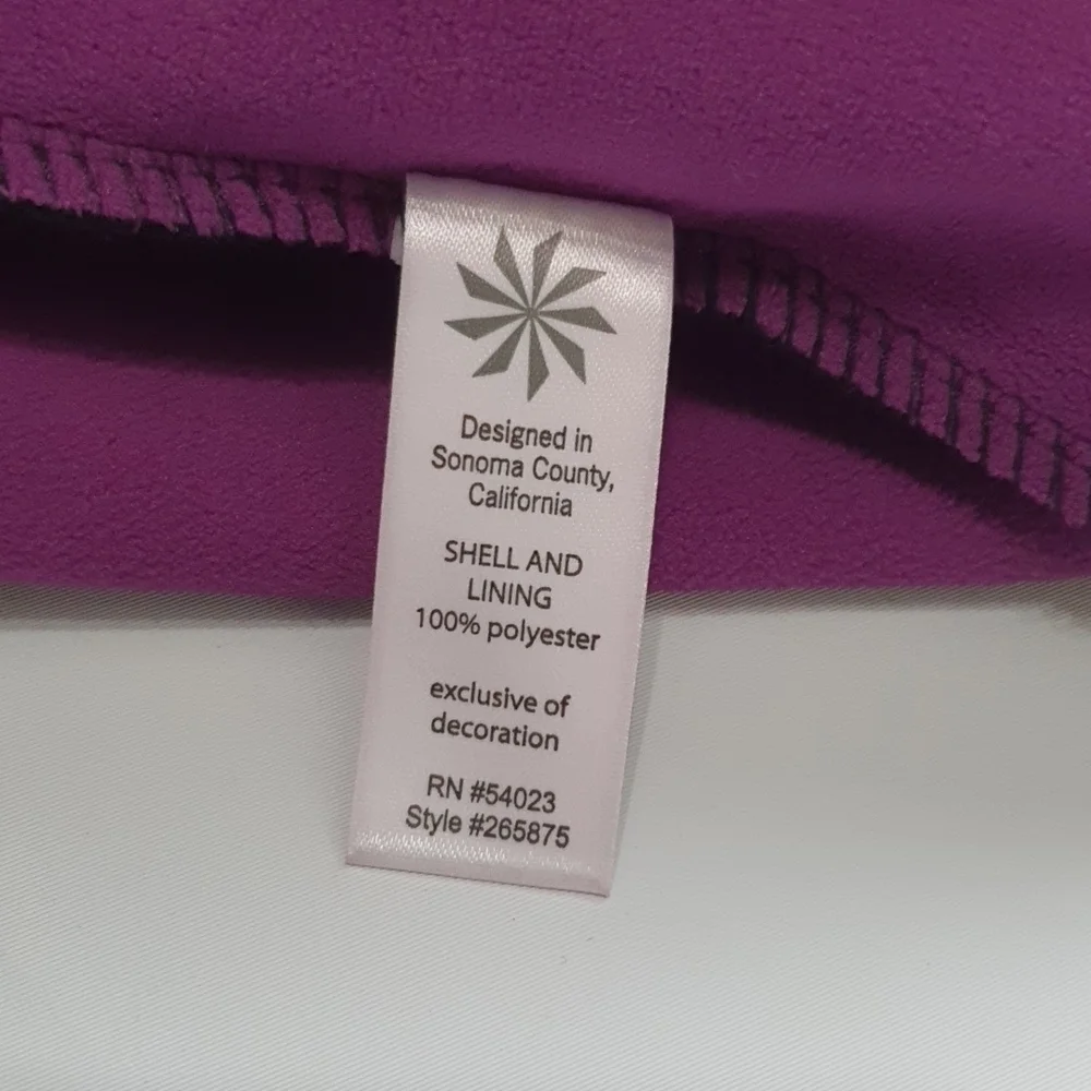 Athleta Swara Embroidered Fleece Jacket
